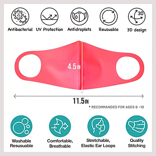 12 Pack Unisex Children Dust Protection, Breathable, Washable and Reusable Face Masks, Boys & Girls (12 PACK, SET VIII) - color: Set VIII, size: 1 Count (Pack of 12)