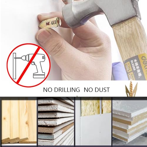 Drywall Anchor Multiple Sizes 4 for Home DIYers Pictures, 160Pcs - size: 4 Size 160Pcs