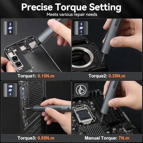 LIFEGOO 167 in 1 Electric Screwdriver Set: Mini Electric Screwdriver Cordless with Extension Rod & Pry Tools, Electronic Power Screwdriver Repair Tool Kit for RC, Computer, PC Building, Laptop