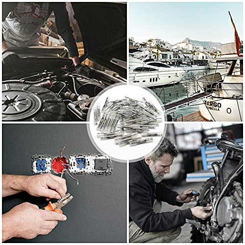 Heat Shrink Butt Connectors, 26-24 AWG Marine Grade Insulated Crimp Wire Connectors, Waterproof Electrical Connectors Butt Splice for Boat Truck Wiring - size: 26-24 AWG (White)
