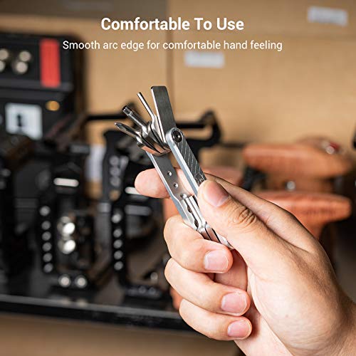 SMALLRIG Folding Tool Set with 7 Functional Tools for Camera - AAK2213D - color: Silver
