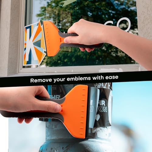NEWISHTOOL 4-inch Plastic Razor Blade Scraper Label Remover Glass Cleaning
