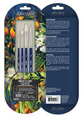 Silver Brush Limited Bristlon Fine Detail Oil Paintbrush Set, 4pc - color: Foundation Set, size: 4 count