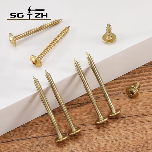 #8 x 3/4" Wood Screw 500Pcs Alloy Steel Standard Thread Truss Head Fast Self Tapping by SG TZH - size: #8 x 3/4"