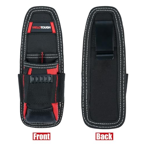 MELOTOUGH Small Tool Pouch Electrican Clip on Tool Pouch,Tool Belt Pouch with Belt Holster Mini Electrican Tool Holder with Sanp Clip