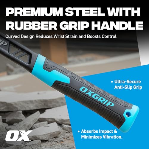 OX Ultrastrike 3 lb Sledge Hammer - Vibration Dampening - size: 3lb Club Hammer