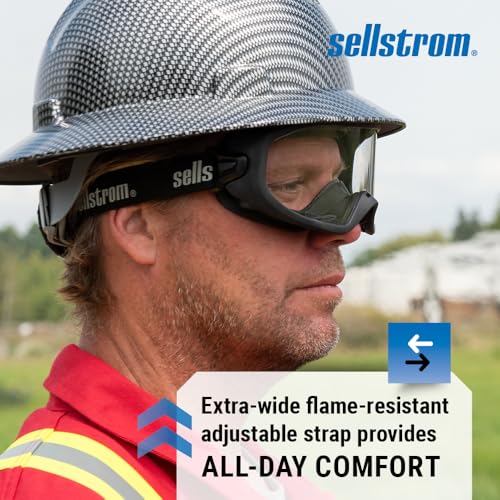 Sellstrom Odyssey II Wildland Anti-Fog Fire Safety Goggles, ANSI & NFPA 70E - style: Clear Lens