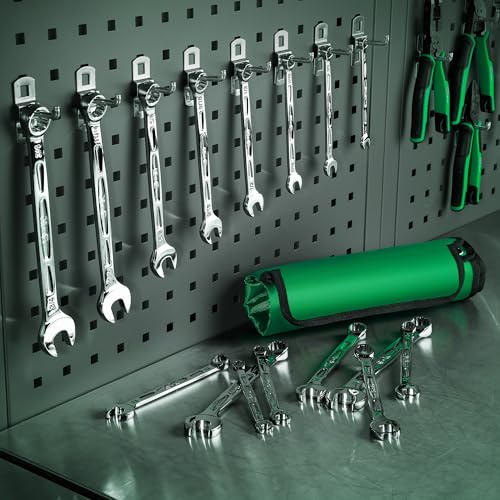 SK Combination Wrench Set, SAE & Metric, 16-Piece, Premium CR-V Steel