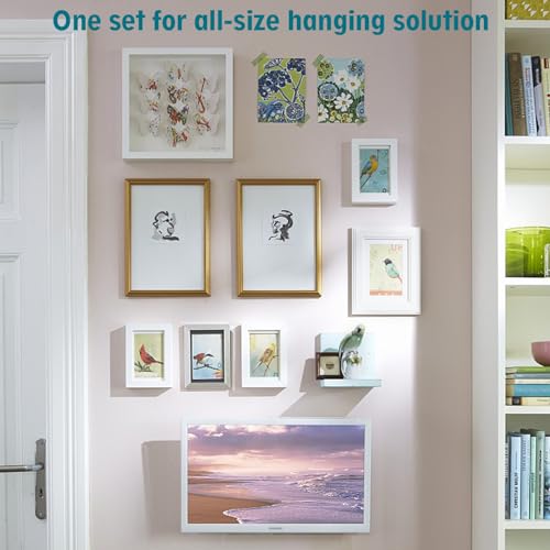Nail for Hanging Pictures Assortment Kit - 650Pcs Small Nails, Finishing Nails, Hanging Nails, Picture Nails, Wall Nails for Hanging, Pin Nails - size: 650Pcs Galvanized Nails