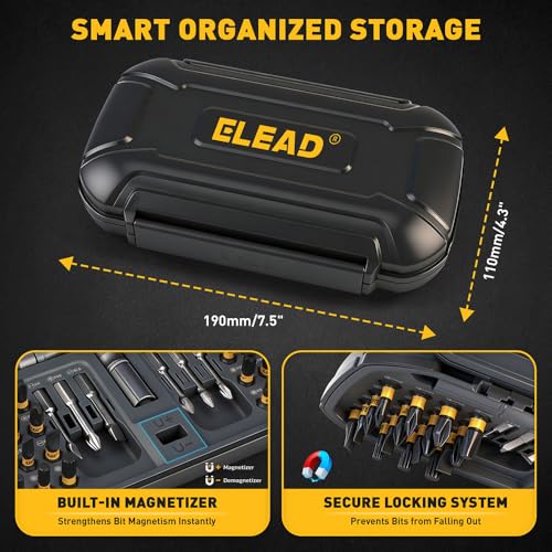 46 in 1 Magnetic Ratchet Screwdriver Set, Multi-Bit Screwdriver Kit, Nut Driver Set, Detachable Ratchet Handle with Storage Case, Repair Tool Kit for Furniture, Computer, Bicycle - size: 46-Piece