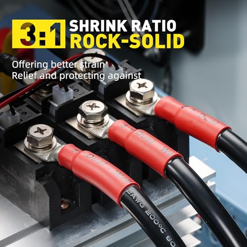 haisstronica 620PCS Solder Seal Connectors Kit with 3:1 Heat Shrink Tubing - size: 620 PCS