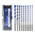10 Pack 5/32 to 1/2 inch Concrete Drill Bit Set,Masonry Drill Bit Set - style: 5/32" - 1/2"（10 Pcs）