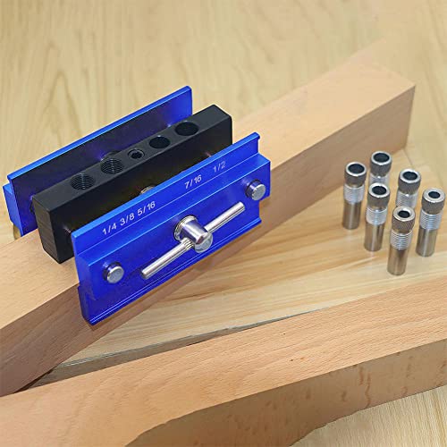 Self Centering Dowel Jig Kit (Blue) - color: Blue