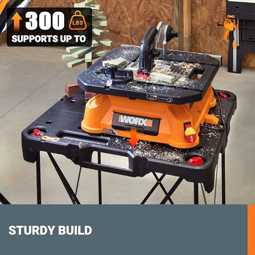 WORX Sidekick Portable Folding All-in-one Work Bench, WX066 - style: Sidekick Work Table