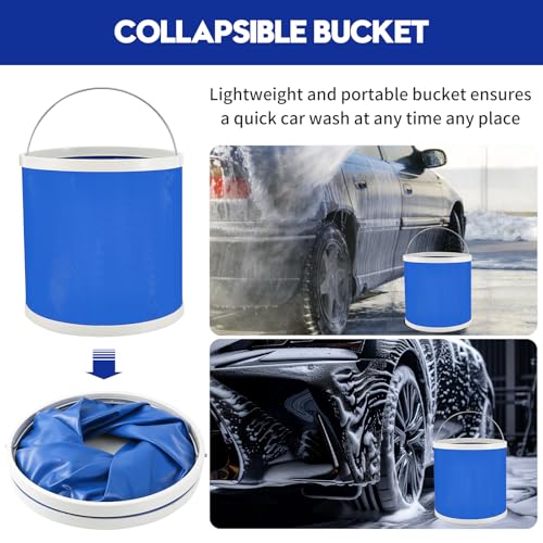 Qydipclin 45Pcs Car Detailing Kit, Car Detailing Brush Set, Car Wash Cleaning Kit, Car Detailing Brushes, Professional Car Care Kit for Interior Exterior Wheels, Blue - size: 45pcs