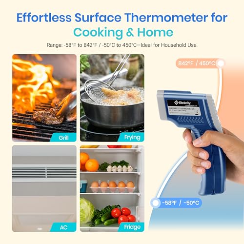 Etekcity Infrared Thermometer Laser Temperature Gun 774, Blue - color: Blue, style: Classic