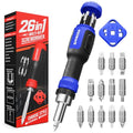 SHARDEN 26-in-1 Ratcheting Screwdriver Set Multi Screwdriver Tool Kit - color: Blue, size: Ratchet-NonExtendable