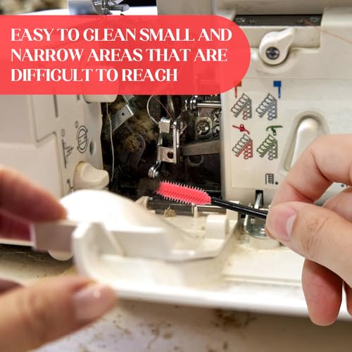 40PCS Sewing Machine Cleaning Brushes Silicone Bristle Maintenance Tools