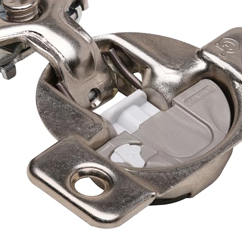 10 Pack Rok Hardware Grass TEC 864 108 Degree 1/2" Overlay Custom 3 Level Soft Close Screw On Compact Cabinet Hinge 04431A-15 3-Way Adjustment 45mm Screw Hole Pattern