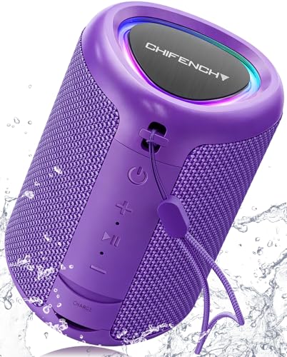 Portable Bluetooth Speaker Beach Essentials: IPX5 Waterproof for Outdoor - color: Purple
