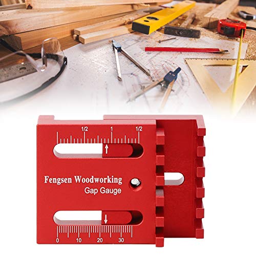 Depth Measuring Ruler Woodworking Mini Gaps Gauge Aluminum Alloy Line Marking Gauge Depth Measuring Ruler