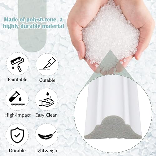 Sunnyglade 3 Frame Precut Wall Molding kit for Interior Wall Décor