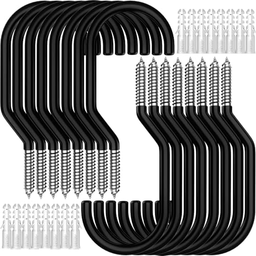 GURADESIGN 16-Pack Heavy Duty Bike Hook, Loading Capacity 100 LBS, 6 inch, Bike Hooks for Garage Wall and Garage Ceiling - style: 16-Piece