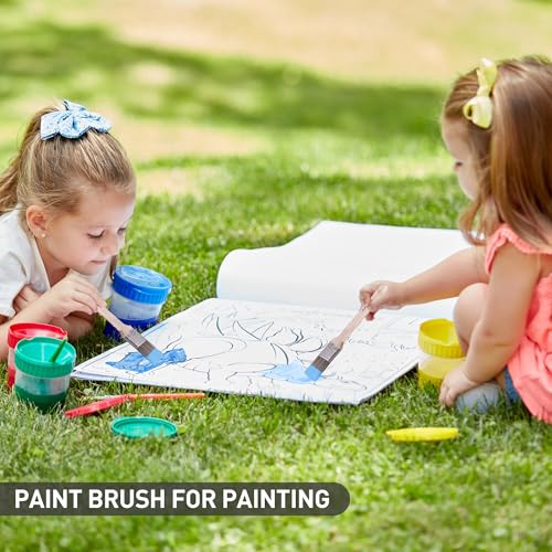 Paint Brush, 1.5IN Stain Brushes for Painting Walls,House Touch-Ups,Furnitures and Fence Staining, Wooden Handle Masonry Paintbrush(6 Packs) - size: 1.5 inch
