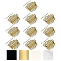 Litepak Adjustable Screen Door Hinge Professional Grade Hardware Self-Closing Easy Install (10 Pack, Polished Brass) - color: Polished Brass, size: 10 Pack