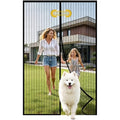 Door Net Screen with Magnet, Fits 72" x 80" Doors, 36 Magnets Auto Close - size: Fits Door 72x80 inch
