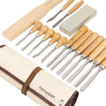 Falling in Art 16 Pcs Professional Wood Carving Knives Chisel Set