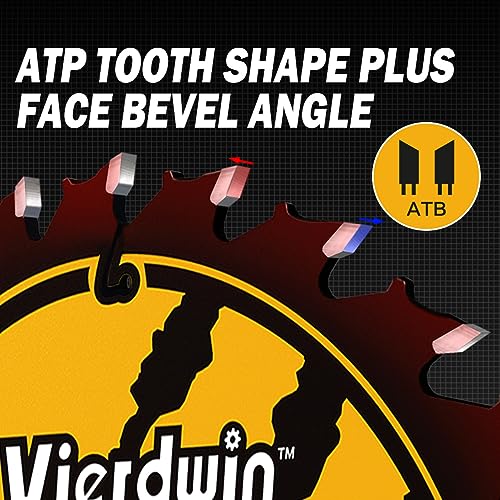 7-1/4" 40T Circular Saw Blade, 5/8" Arbor, 1-Pack for Wood Cutting - size: 7-1/4 40T 1PC