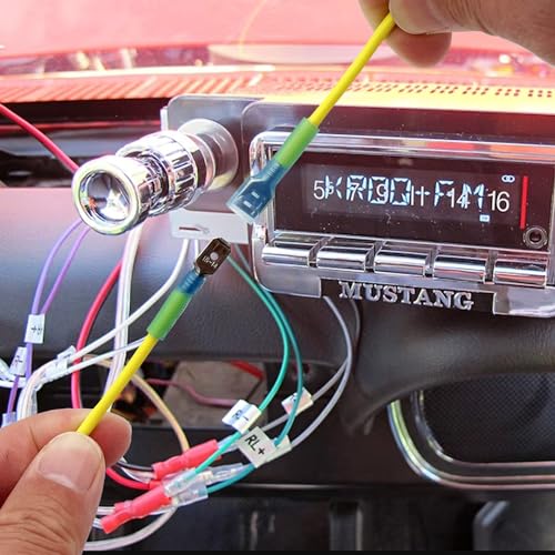 280Pcs Heat Shrink Spade Connector, Male and Female Spade Terminals Kit - size: 280pcs-spade connector