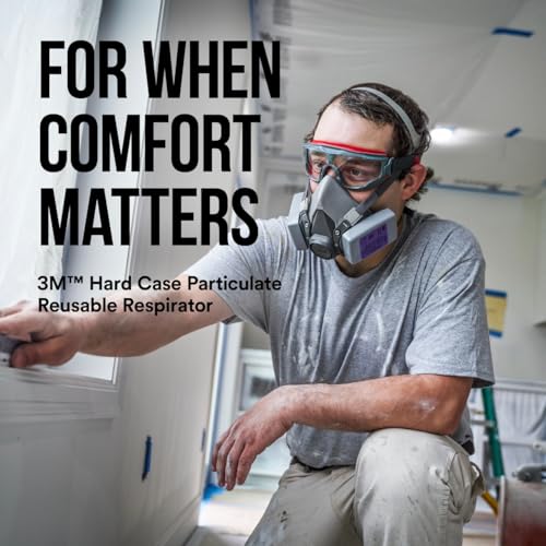 3M P100 Hard Case Particulate Reusable Respirator 62093, Medium, 1-Kit
