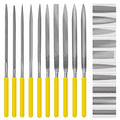 Needle File Set, 10 Pieces Hand Metal Files - color: Yellow-10pcs