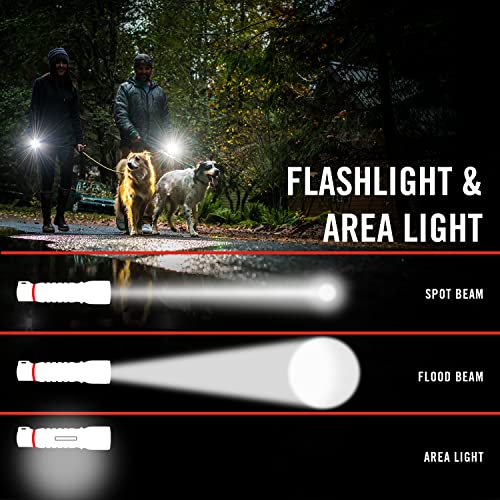 Coast PM100R 180-Degree Rotating Worklight with Magnetic Base, Black/Red