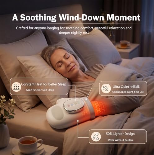 CARYOWN Cordless Hand Massager with Heat and Compression