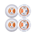 Diamond Saw Blades - BGTEC 3"/75mm Cut-Off Wheel for Metal Concrete Angle Grinder, 4pcs - style: Metal+Concrete