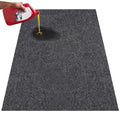 VEVOR Car Garage Mat, 7.4'x17', Shields Against Water, Snow, Rain, Mud, Oil, Durable Slip-Resistant Floor Cover with TPE Leak-Proof Backing, Simple to Maintain & Customizable Size - size: 7.4' x 17'