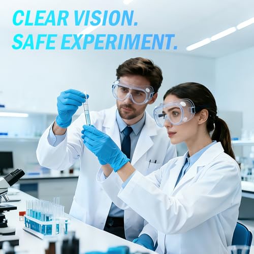 5 Pack Safety Goggles, Protective Safety Glasses, Soft Crystal Clear Eye Protection - Perfect for Construction, Shooting, Industrial, and More - color: 5 Pack