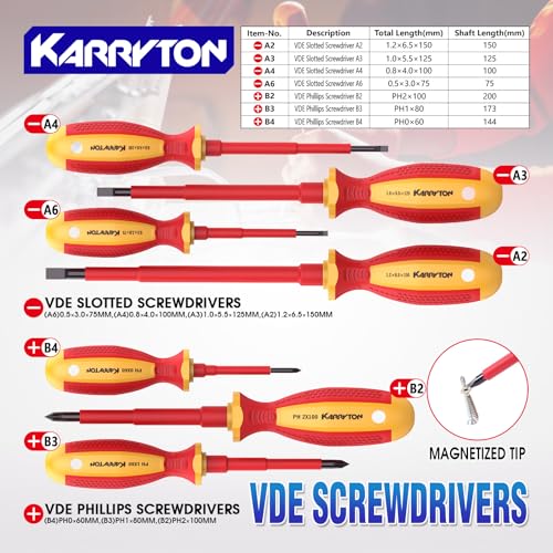14PCS 1000V Insulated Electrician Tool Set