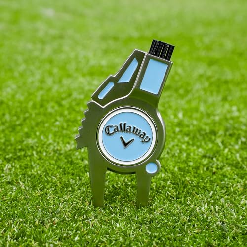 Callaway 4-in-1 Golf Divot Repair Tool - color: Carolina Blue