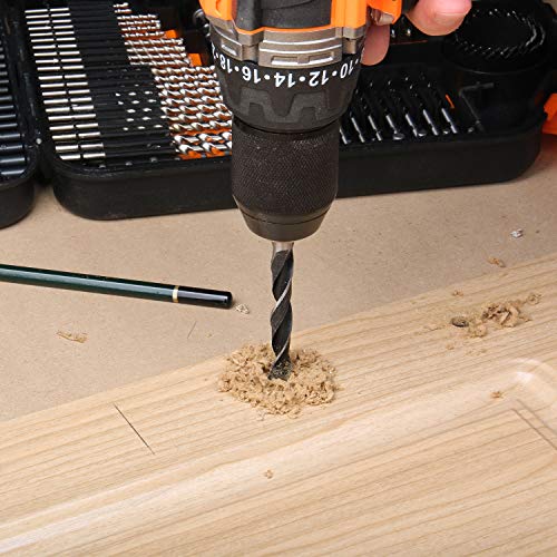 ENERTWIST Drill Bit Set, 246PCS Drill Bits, Driver Set with Portable Case - style: 246PCS