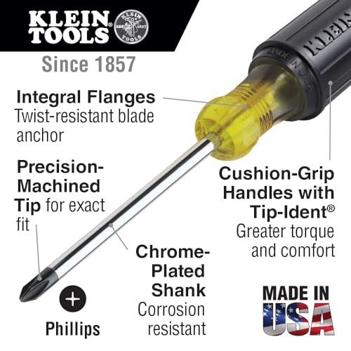 Klein Tools 92906 Tool Set, Basic Kit has Klein Hand Tools for Apprentice or Home: Pliers, Wire Stripper / Cutter, Screwdrivers, 6-Piece - style: Tool Set