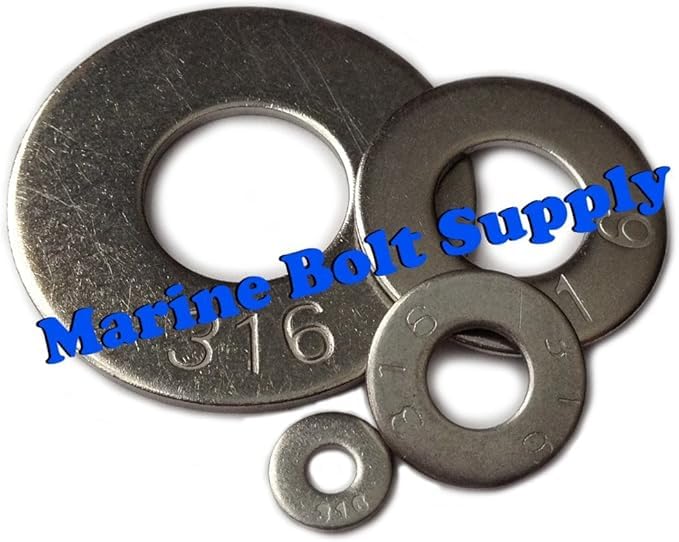 316 Stainless Steel Pan Machine Screw, Lock Nut & Flat Washer Assortment Kits