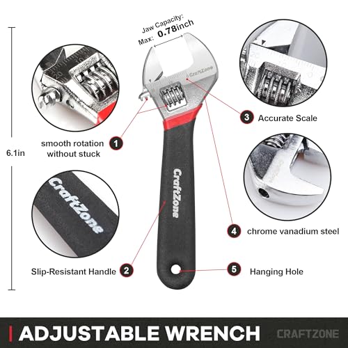 10PC Pliers and Wrench Set with Storage Rack – Includes Channel Lock | Long Needle Nose | Diagonal Cutter | Groove Joint | Linesman & Mini Plier, Carbon Steel Tool Kit for DIY and Home a Gift for Man - size: 10pc