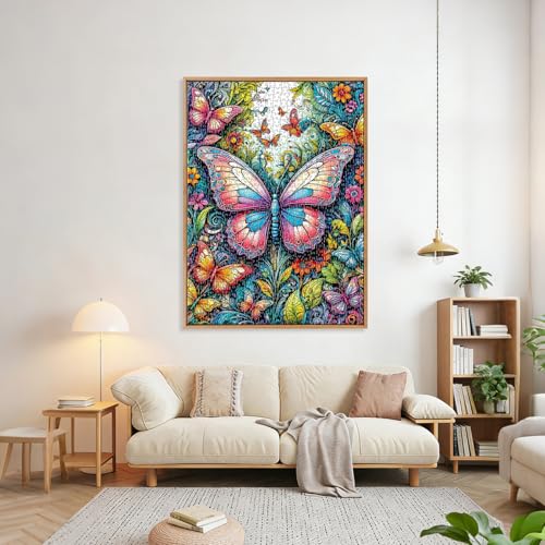 Butterfly Puzzles for Adults 1000 Pieces - color: Dreamy Butterfly