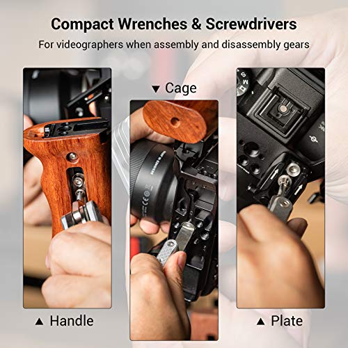 SMALLRIG Folding Tool Set with 7 Functional Tools for Camera - AAK2213D - color: Silver