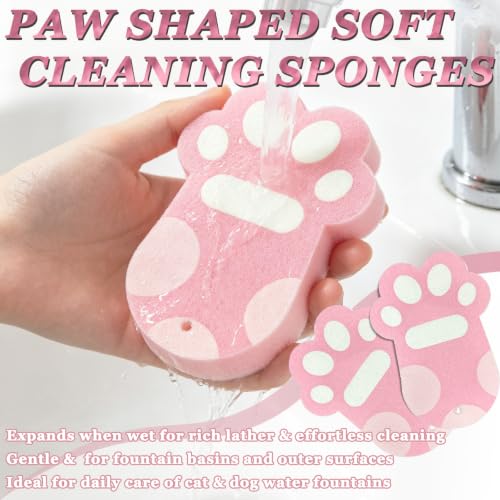 Pet Water Fountain Cleaning Kit, Multi Size Pet Water Fountain Cleaner Brush Set, Cat Dog Fountain Pump Tube Pipe Cleaner Brushes