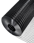 Black PVC Hardware Cloth 1/2inch 16"x25' 19 Gauge Snake Fence Roll - size: 1/2" x 1/2" 16" x 25'